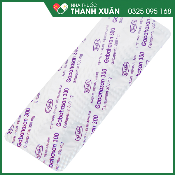 Gabahasan 300 trị động kinh, đau dây thần kinh